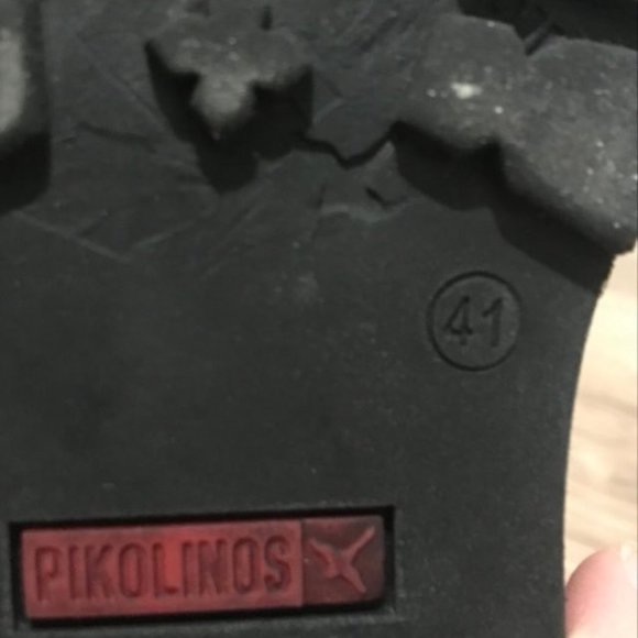 Pikolinos like new ankle boots booties unisex blue brown lace up tie - Picture 4 of 4